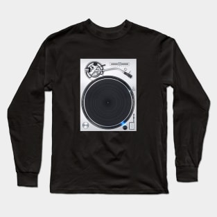 Turntable Silver Long Sleeve T-Shirt